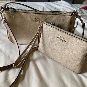 Coach purse and wallet set